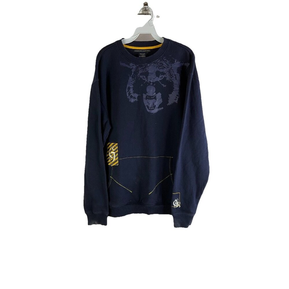 Vintage Y2K Marithe Francois Girbaud Patchwork Animal Print Crewneck Sweatshirt